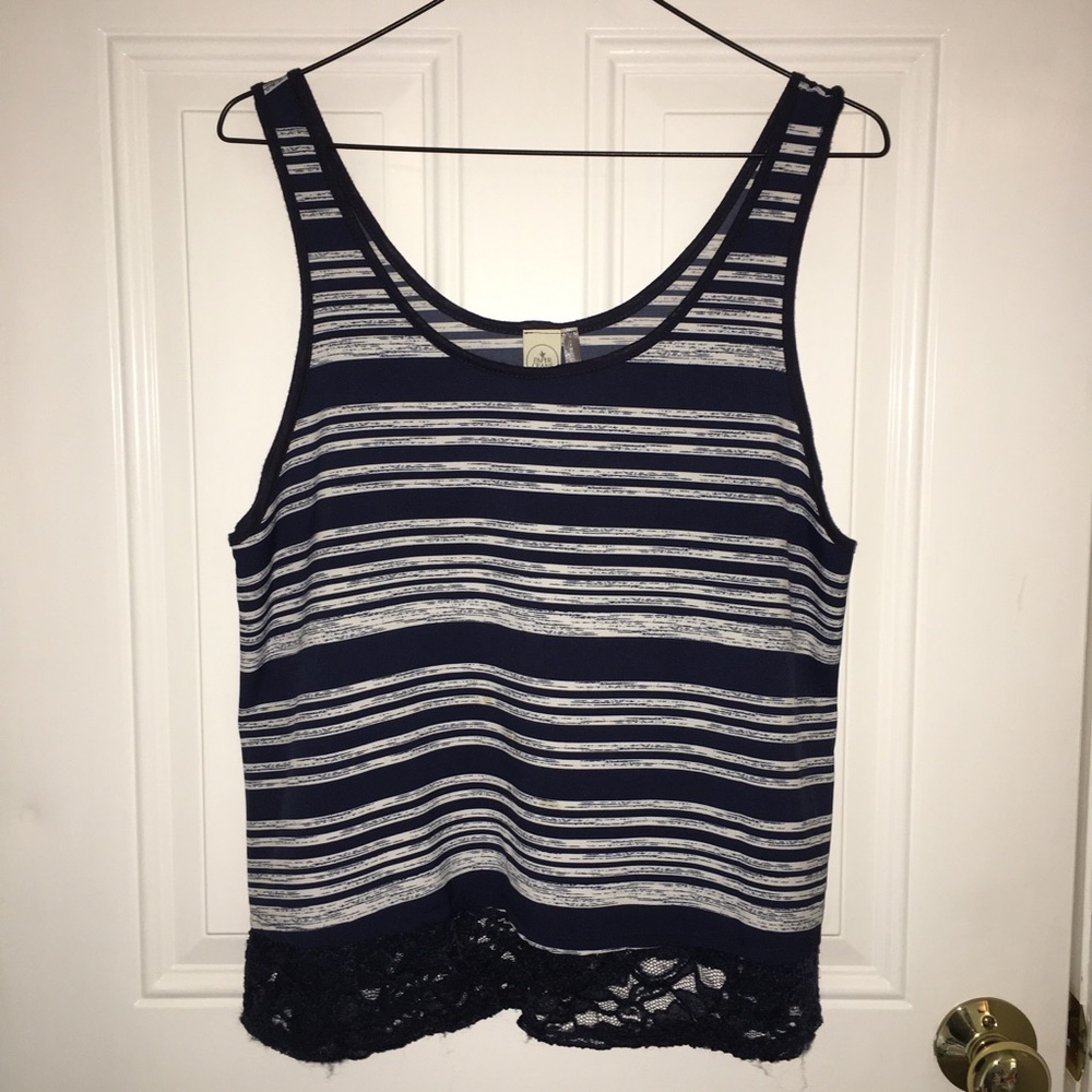 Navy Paper Crane Tank